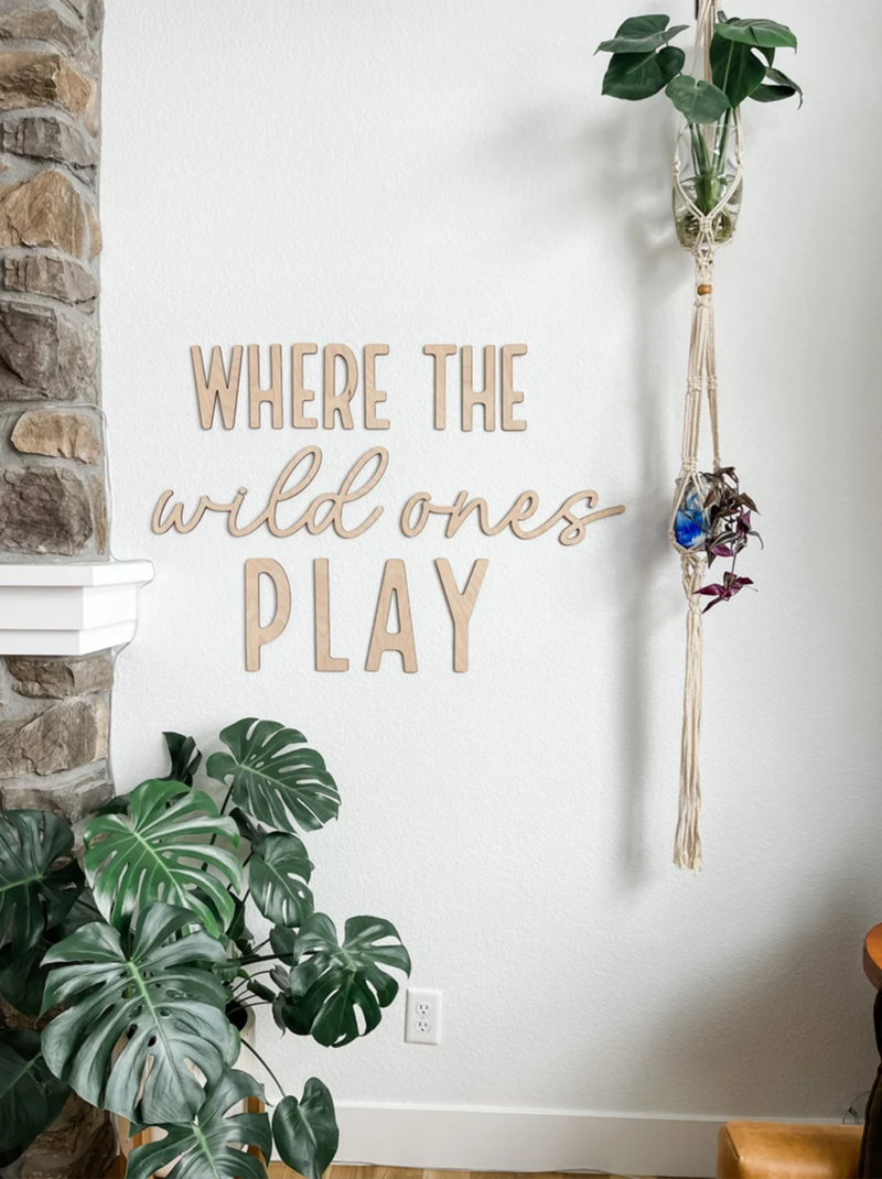 Welcome Wood Sign for Entryway – Farmhouse Entryway Decor, Cut Out Letters Wall Sign, Fixer Upper Style Welcome Sign.